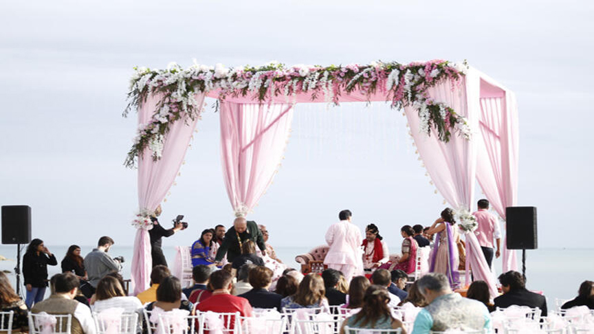 Antalya'da devasa Hint düğünü